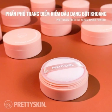 Phấn Phủ Prettyskin Good Bye Sebum Finish Powder Hàn Quốc 5g Kiểm Soát Dầu Nhờn Da Mịn Màng Giá Chỉ 170.000₫ 5 Phấn Phủ Prettyskin Good Bye Sebum Finish Powder Hàn Quốc 5g Kiểm Soát Dầu Nhờn Da Mịn Màng Giá Chỉ 170.000₫ 5