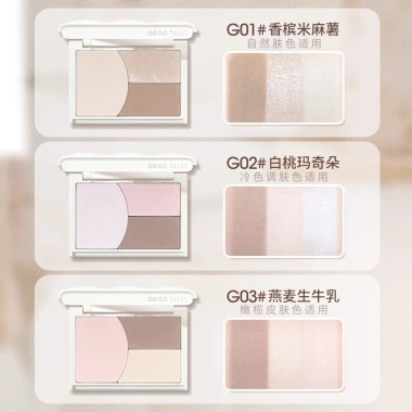 Phấn Tạo Khối Bắt Sáng GOGO TALES 3 Ô GT753: Gương Mặt Sắc Nét 3D, 113.500₫ 4