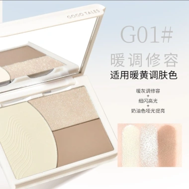 Phấn Tạo Khối Bắt Sáng GOGO TALES 3 Ô GT753: Gương Mặt Sắc Nét 3D, 113.500₫ 6