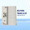 Phân trang nhựa A4 10 số, 12 số, 24 chữ cái, 31 số - Giá ưu đãi 18.000đ 5