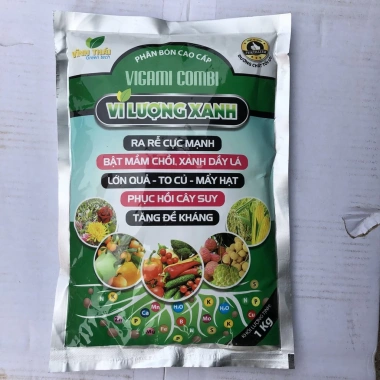 Phân vi lượng xanh chelate 1kg - Tăng đậu quả, giảm rụng hoa, giá 70.000₫