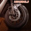 Phanh đĩa 180mm 3 lỗ cho xe tay ga và ebike, tương thích GY6 DR20, bám phanh mạnh 3
