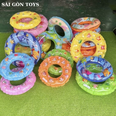 Phao Bơi 1 lớp 2 lớp Dày Đệm Van Bơm Chắc Chắn, Chống Xì Hơi, Giá 35.000 VNĐ