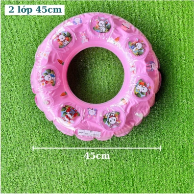 Phao Bơi 1 lớp 2 lớp Dày Đệm Van Bơm Chắc Chắn, Chống Xì Hơi, Giá 35.000 VNĐ