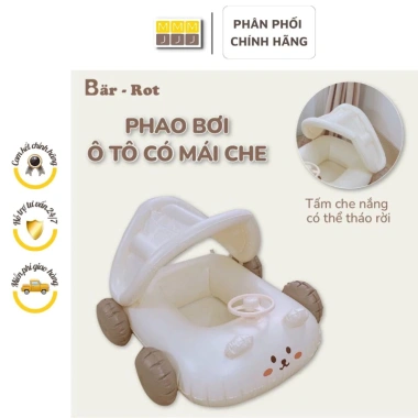 Phao bơi bé mái che ô tô, phao xỏ chân tay cầm vô lăng an toàn - Giá 210k