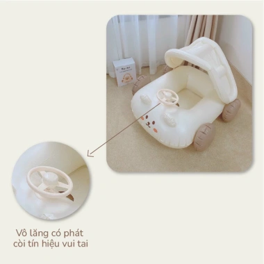 Phao bơi bé mái che ô tô, phao xỏ chân tay cầm vô lăng an toàn - Giá 210k 5 Phao bơi bé mái che ô tô, phao xỏ chân tay cầm vô lăng an toàn - Giá 210k 5