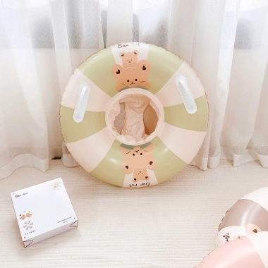 Phao Bơi Bé Ngồi Bar-rot Tròn Chống Lật Có Chân Xỏ - An Toàn, Dễ Tập, Giá 113k