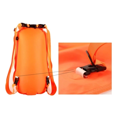 Phao bơi bơm hơi đôi tháo rời, lưu trữ túi khí, dùng cho chèo thuyền, kayaking, ống thở