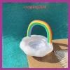 Phao bơi cầu vồng thời trang, chống lật an toàn cho bé 6 tháng, giá ưu đãi 109.000₫