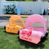 Phao bơi cho bé có mái che, chống lật, hình ô tô đáng yêu - Tập bơi an toàn, giảm giá 255k 2