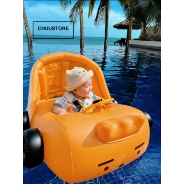 Phao bơi cho bé có mái che, chống lật, hình ô tô đáng yêu - Tập bơi an toàn, giảm giá 255k 4 Phao bơi cho bé có mái che, chống lật, hình ô tô đáng yêu - Tập bơi an toàn, giảm giá 255k 4