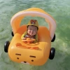Phao bơi cho bé có mái che, chống lật, hình ô tô đáng yêu - Tập bơi an toàn, giảm giá 255k 5