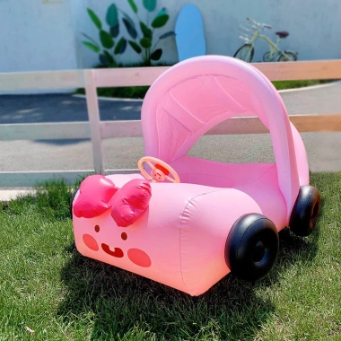 Phao bơi cho bé có mái che, chống lật, hình ô tô đáng yêu - Tập bơi an toàn, giảm giá 255k