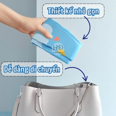 Phao Bơi Chống Lật Bé 0-6 Tuổi - Quai Bảo Vệ An Toàn, Tự Động Bơm, Giá 60k 7