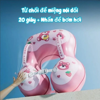 Phao bơi chống lật gấp gọn tự bơm hơi, mô hình hoạt hình cho trẻ dưới 3 tuổi - 135k 3 Phao bơi chống lật gấp gọn tự bơm hơi, mô hình hoạt hình cho trẻ dưới 3 tuổi - 135k 3