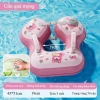 Phao bơi chống lật gấp gọn tự bơm hơi, mô hình hoạt hình cho trẻ dưới 3 tuổi - 135k 10
