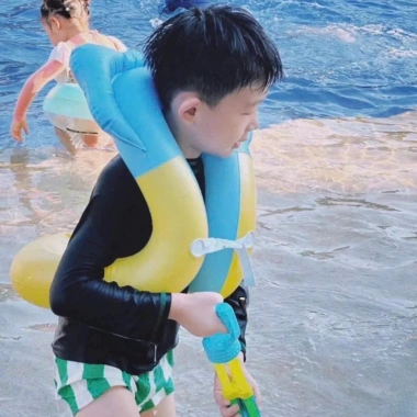 Phao bơi chống lật, khóa an toàn, gấp gọn dễ dàng cho bé đi bơi du lịch - Taomokids