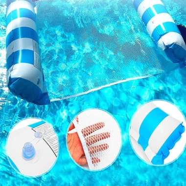Phao bơi dạng võng bơm hơi - Giường nổi đa năng gấp gọn, chỉ 88.000₫ 3 Phao bơi dạng võng bơm hơi - Giường nổi đa năng gấp gọn, chỉ 88.000₫ 3