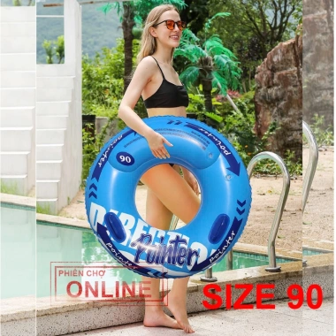 Phao Bơi Dày Cao Cấp cho Hồ Bơi - 2 Túi Khí + Tay Cầm - Giá Ưu Đãi 140.000