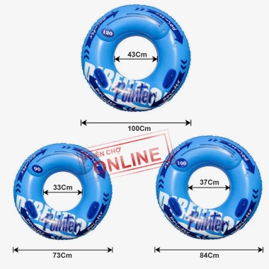 Phao Bơi Dày Cao Cấp cho Hồ Bơi - 2 Túi Khí + Tay Cầm - Giá Ưu Đãi 140.000