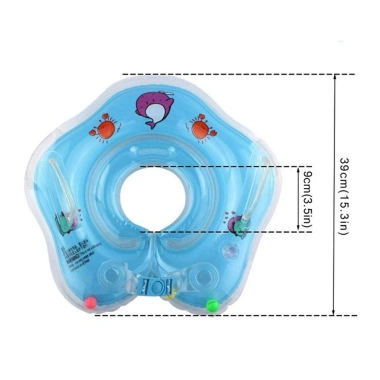 Phao bơi đeo cổ bé 0-2 tuổi tập bơi đứng, quai tay cầm chống lật, 39.000 VND 9