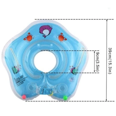 Phao bơi đỡ cổ 0-3 tuổi, tay cầm chống lật, an toàn cho bé - Giá ưu đãi 39.900đ