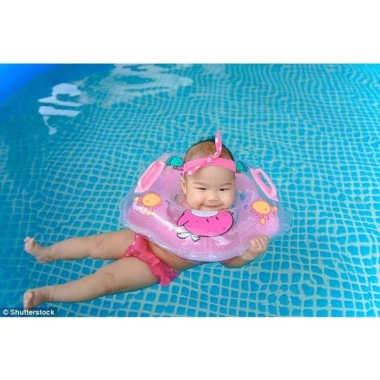 Phao bơi đỡ cổ 0-3 tuổi, tay cầm chống lật, an toàn cho bé - Giá ưu đãi 39.900đ