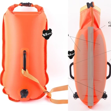 Phao Bơi Đôi Túi Khí 28L Chống Nước - An Toàn Gấp Đôi, Đồ Dùng Khô Ráo, 320.000 VND