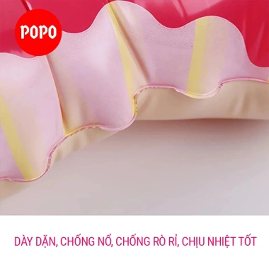 Phao bơi Donut POPO: Hình bánh ngộ nghĩnh, phù hợp bể bơi, biển, người lớn và trẻ em, giảm giá 69.000₫ 3