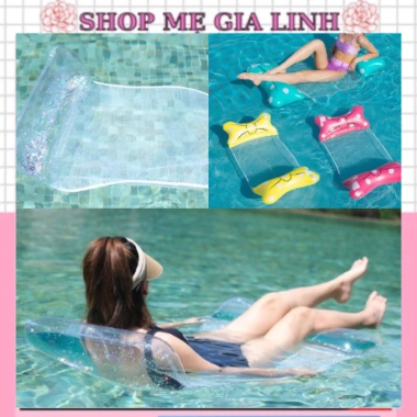 Phao Bơi Gấp Gọn, Ghế Nổi Thư Giãn + Giường Võng Đa Năng - Tặng Bơm, Cho Người Lớn, Giá 70.500₫