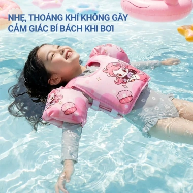 Phao bơi liền thân Pikaboo cho bé – Chất liệu, in hình sắc nét, bền, giảm 159k