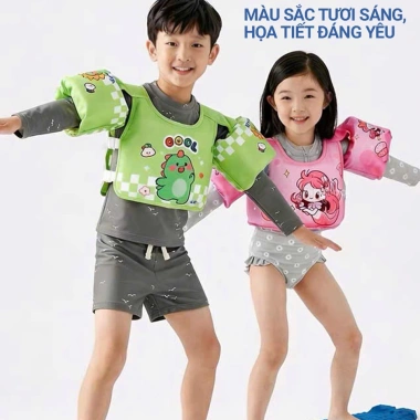 Phao bơi liền thân Pikaboo cho bé – Chất liệu, in hình sắc nét, bền, giảm 159k