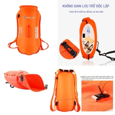 Phao bơi sông biển MARJAQE 28L - Túi khô đa năng, siêu nhẹ, giảm giá 282.000đ 8