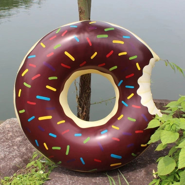 Phao Bơi Tròn 120cm Người Lớn - Hình Bánh Donut, Giá chỉ 140.000đ, Bền An Toàn
