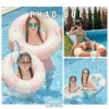Phao bơi tròn đa màu PVC cao cấp cho bé và người lớn tập bơi - Giá ưu đãi 55.000₫