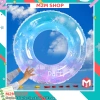 Phao bơi tròn hình cầu màu cầu vồng nhũ lấp lánh PVC cho bé và người lớn - Giá chỉ 63.500₫