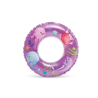 Phao Bơi Tròn INTEX 61cm Màu Tím - Dành cho trẻ từ 6 tuổi, giá ưu đãi 59.000 VNĐ