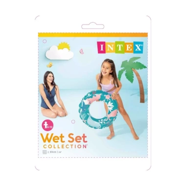 Phao Bơi Tròn INTEX 61cm Màu Tím - Dành cho trẻ từ 6 tuổi, giá ưu đãi 59.000 VNĐ