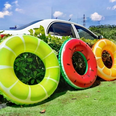 Phao Bơi Tròn PVC Đầy Dặn Size Trẻ Em & Người Lớn - Nhiều Hình Bơm Hơi 39.000₫