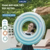 Phao bơi tròn Sọc Retro PVC dày dặn, tay cầm tiện lợi, đủ size trẻ em và người lớn 47k