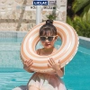Phao bơi tròn Sọc Retro PVC dày dặn, tay cầm tiện lợi, đủ size trẻ em và người lớn 47k 4