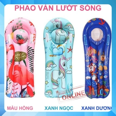 Phao Bơi & Ván Lướt Sóng Bơm Hơi Trẻ Em - Giá chỉ 109.000, an toàn, dễ bơm, ưu đãi đặc biệt