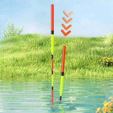 Phao cá NAMSHEVA Ống trôi nhựa độ nhạy cao, chất lượng tốt, đuôi dài - 34.650₫