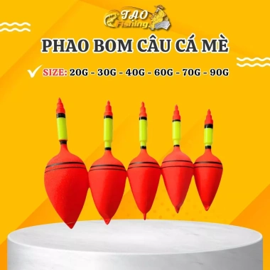 Phao câu cá mè Lancer bom chống trôi, siêu bền, giá 9.500₫ giảm so với 11.685₫