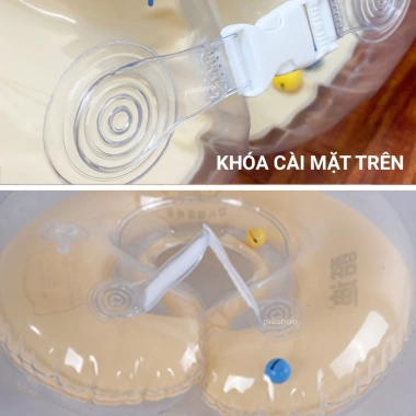 Phao cổ Pikaboo cho bé 0-12 tháng - bồn tắm, tập bơi thư giãn, giá 109.000 VND 7 Phao cổ Pikaboo cho bé 0-12 tháng - bồn tắm, tập bơi thư giãn, giá 109.000 VND 7