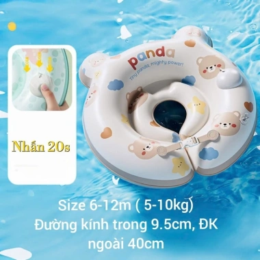 Phao đỡ cổ tự bơm hơi cao cấp cho bé 0-2 tuổi hỗ trợ cổ, đệm êm thiết kế an toàn, giá chỉ 99.000 VND