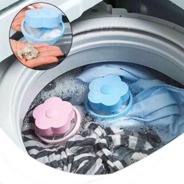 Phao Lọc Cặn Máy Giặt – Túi Lọc Gom Rác Hình Bông Hoa Tiện Lợi, Dễ Dùng Mta-Mart2 3