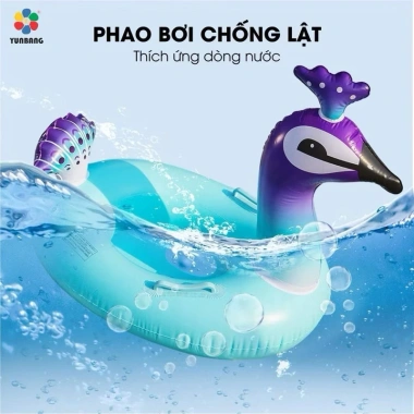Phao tập bơi cho bé hình thú vịt công chó thiên Nga - Giá chỉ 48,019₫