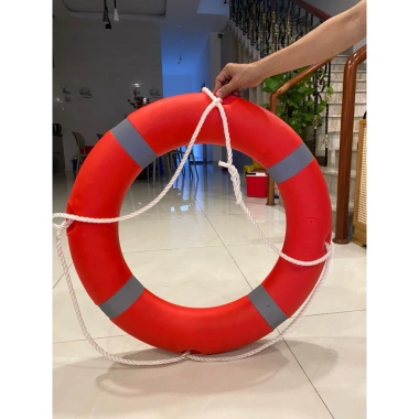 Phao tròn cứu hộ bền chắc, nổi tốt, an toàn khi bơi lội và đi thuyền - Giá 235.000₫