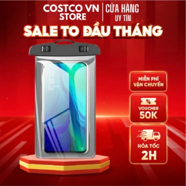 Phao túi đựng điện thoại chống nước T2 – Chống nước 5m, Siêu nhẹ, Dễ gập, Giá ưu đãi 23.000đ